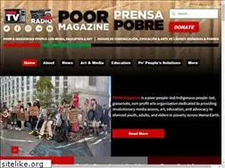Sites similar to poormagazine.org