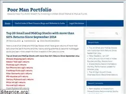 Sites similar to poormanportfolio.com