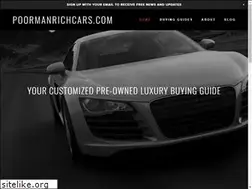 Sites similar to poormanrichcars.com
