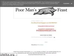Sites similar to poormansfeast.blogspot.com