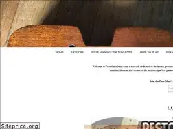Sites similar to poormansguitar.com