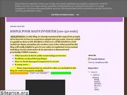 Sites similar to poormansinverter.blogspot.com