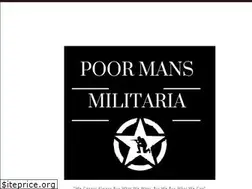 Sites similar to poormansmilitaria.com