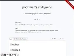Sites similar to poormansstyleguide.com
