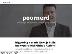 Sites similar to poornerd.com