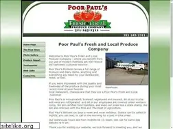 Sites similar to poorpaulsproduce.com