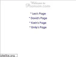 Sites similar to poorvin.com