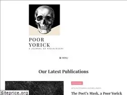 Sites similar to pooryorickjournal.com