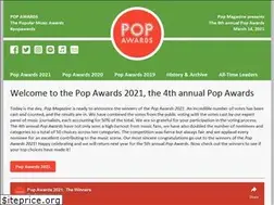Sites similar to pop-awards.com