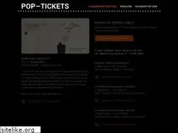Sites similar to pop-tickets.de
