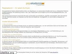 Sites similar to popakademie.com
