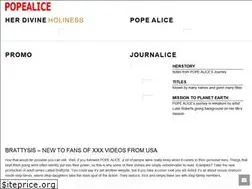 Sites similar to popealice.com