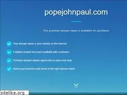 Sites similar to popejohnpaul.com