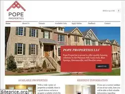 Sites similar to popepropertiesllc.com