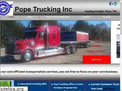 Sites similar to popetrucking.com