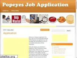 Sites similar to popeyesapplication.org