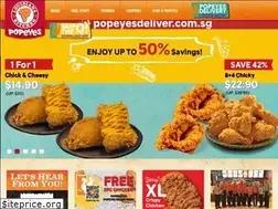 Sites similar to popeyesdelivery.com.sg