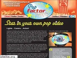 Sites similar to popfactorparty.co.uk