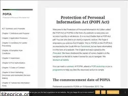 Sites similar to popia.co.za