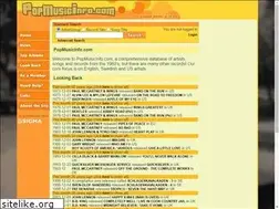 Sites similar to popmusicinfo.com