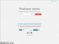 Sites similar to popname.ru