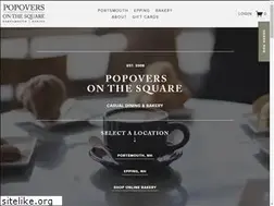 Sites similar to popoversonthesquare.com