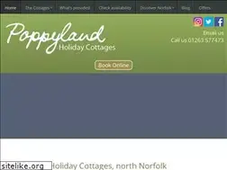 Sites similar to poppyland-holiday-cottages.co.uk