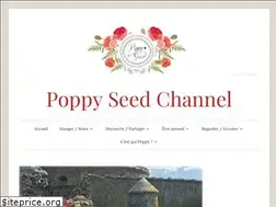 Sites similar to poppyseedchannel.wordpress.com