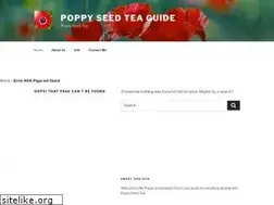 Sites similar to poppyseedteaguide.com
