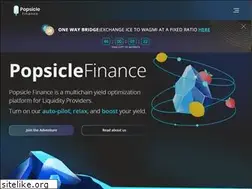 Sites similar to popsicle.finance