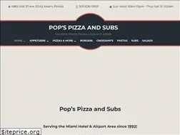 Sites similar to popspizzaandsubs.com
