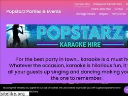 Sites similar to popstarzparties.co.uk