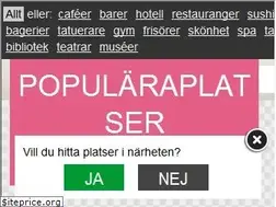 Sites similar to popularaplatser.se