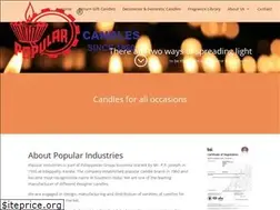 Sites similar to popularcandles.com
