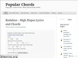 Sites similar to popularchords.wordpress.com