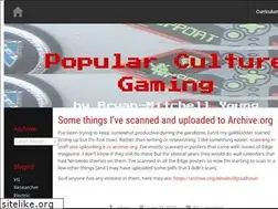 Sites similar to popularculturegaming.com
