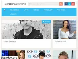 Sites similar to popularnetworth.com