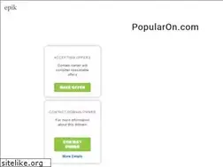 Sites similar to popularon.com