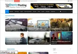 Sites similar to popularposting.com