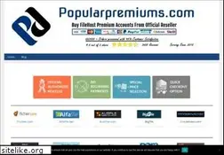 Sites similar to popularpremiums.com