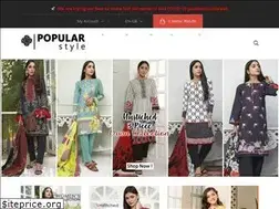 Sites similar to popularstyle.com.pk