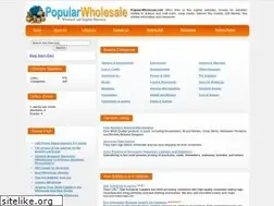 Sites similar to popularwholesale.com