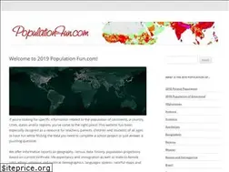 Sites similar to populationfun.com