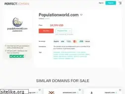 Sites similar to populationworld.com