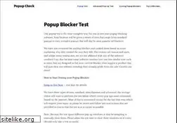 Sites similar to popupcheck.com