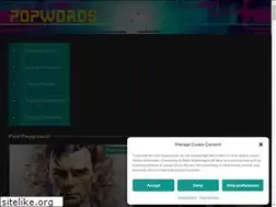Sites similar to popwords.com
