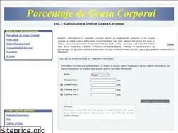 Sites similar to porcentajedegrasacorporal.com