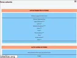 Sites similar to porec-vakantie.startze.nl