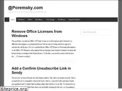 Sites similar to poremsky.com