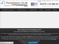 Sites similar to porenbeton-24.de